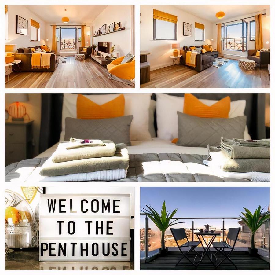 The Penthouse Margate, Balconies, Sea View, Gated Parking, Air Con! Apartman Kültér fotó
